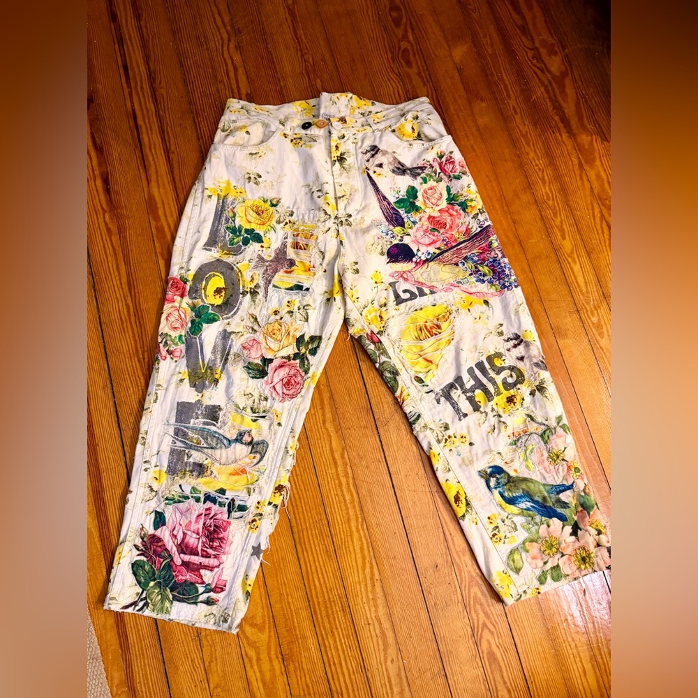 MAGNOLIA PEARL FLORES MINER PANTS # 427